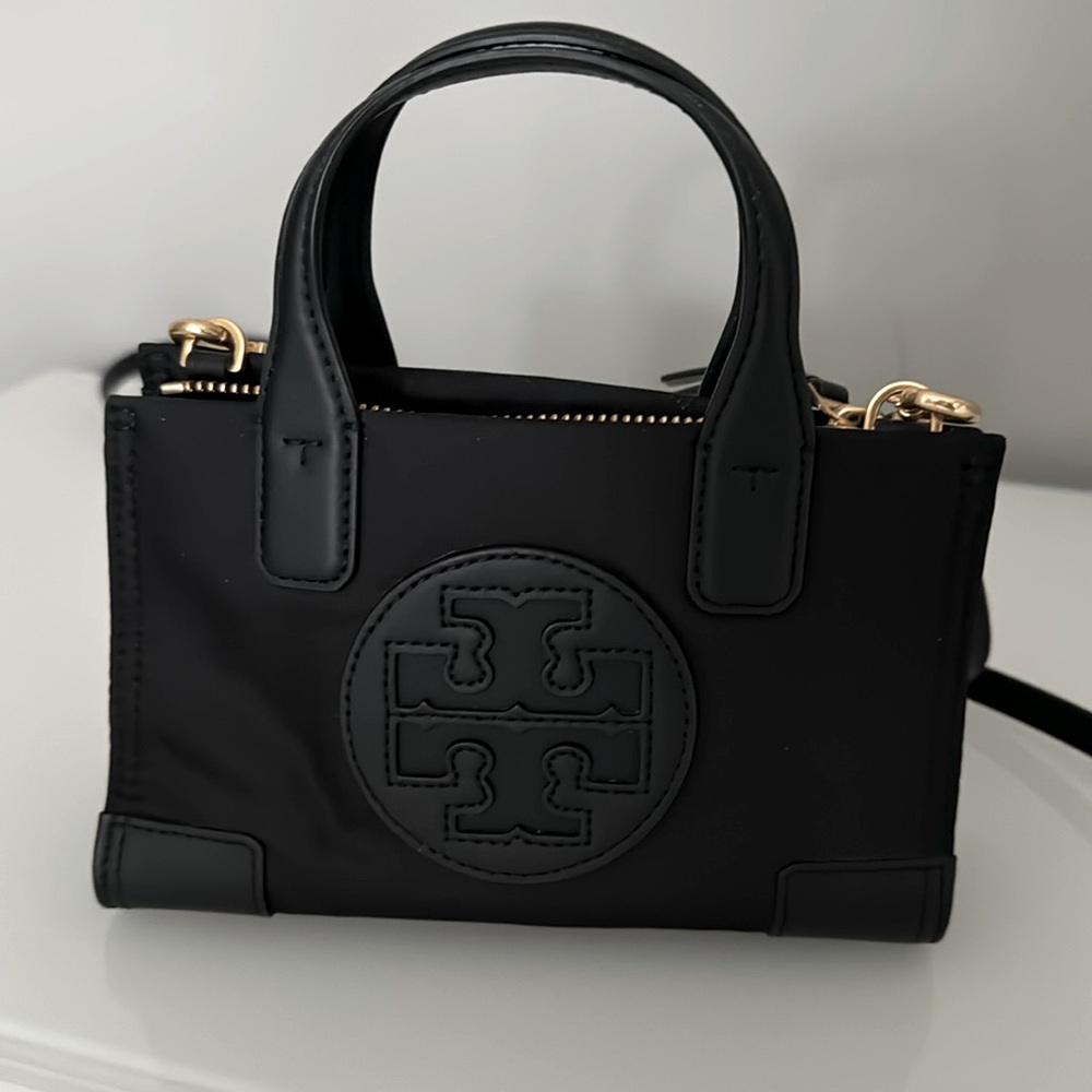 Tory Burch Black Mini Tote Bag